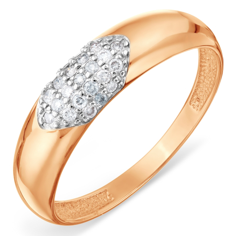 Кольцо, золото, бриллиант, Т146018049